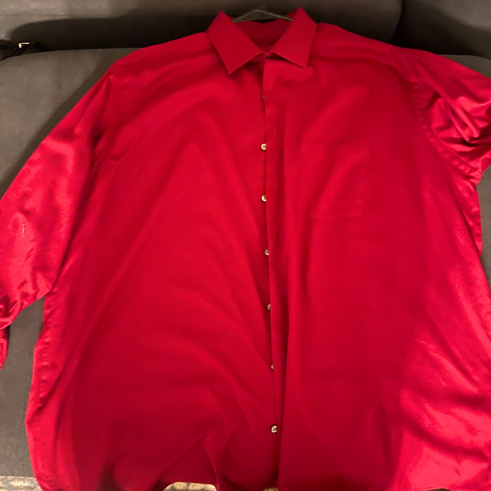 Van Heusen Big&Tall Stain Shield Men’s Fit Stretch Long Sleeve Dress Shirt